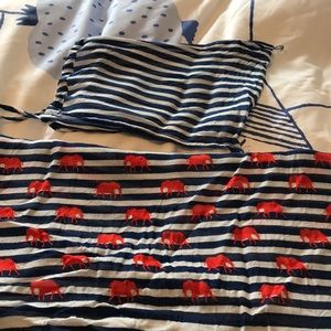 Stella and Dot Navy Stripe Elephant Scarf!